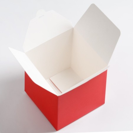 Folding box red, 10 x 10 x 10 cm-2