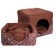 Lynchik "Domeded" 45 x 45 x 45 cm, chocolate