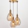 Lamp Bayerlux 59813/3 E27 40W bronze 40x40x24-124 cm