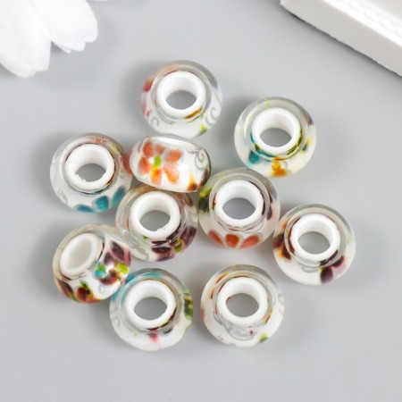 Busina for creativity Plastic "Lill - Brilliant Flowers" 1.3x1.3x0.8 cm-2