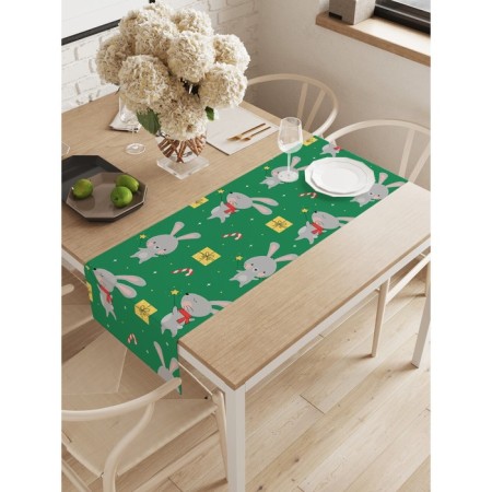 Walking on the table "Mouse Sorceress", Oxford, size 40x145 cm