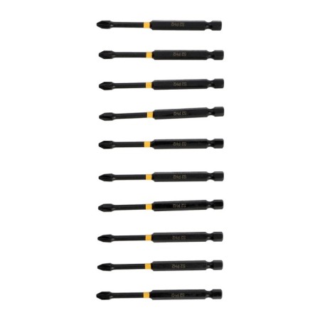 Bit tundra pro, Torsion, steel S2, PH2 x 90 mm, plastic case of 10 pcs.-5