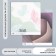 Scrapbooking paper bilateral "tenderness of spring" density 180 g 15.5x17 cm