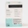 Children's manicure scissors, turquoise/white color
