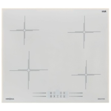 Krona Farbe 60 WH, induction, 4 burners, sensor, white.-1