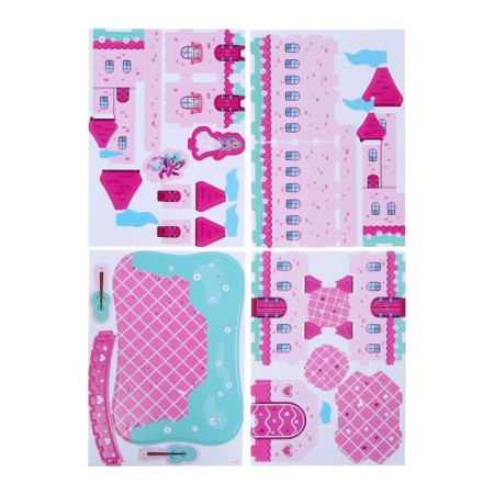 3D designer from the foam cardboard "Magic Castle", 21 details-3