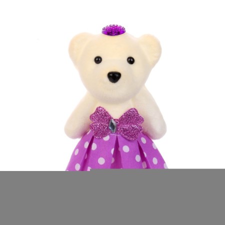 Foam toy "Bear with a butterfly", color mix-3