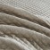 A set with a bedspread "Loretta": size 240x260 cm, 50x70 cm - 2 pcs, color cream
