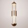 Lamp Bayerlux "Roy" 1xLED 18W gold 5.5x5x28-210 cm