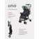 Stroller walking children's Rant Basic "UNO", folds into a cane, color Ocean Green