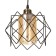 Lamp Bayerlux 2752/1 E27 40W Black 25x25x24-124 cm