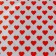 Film Color "Hearts", red, 0.7 x 7.6 m, 40 μm, 200 grams