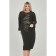 Female dress, size 62, black color