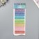 Stick plastic rhinestones "Rainbow 8 colors" d = 0.6 cm 32x10.5 cm