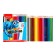 Plastic pencils 24 colors Maped Pulse, in a cardboard box, euro suspension
