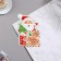 Mini-postcard "Happy New Year!" Glitter, Santa Claus, 19x13.5 cm