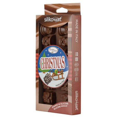 Form for the preparation of candy Christmas, silicone-8