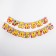 Girland on the eyelets "Happy Birthday!", Length 218 cm, fixtures