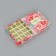 Box for sweets 16 pcs without a window "with love", 17.7 x 17.7 x 3.8 cm. Confectionery packaging