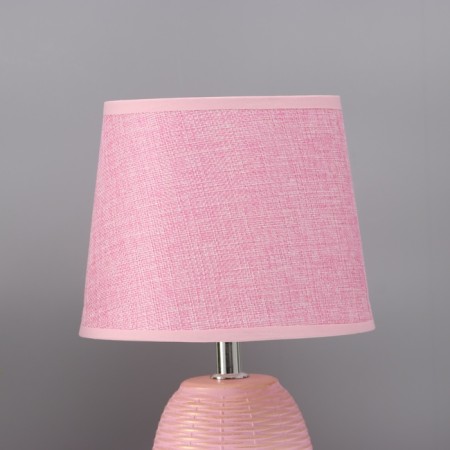 Table lamp "Weaving" 1x40W E14 pink 20x20x34cm-2