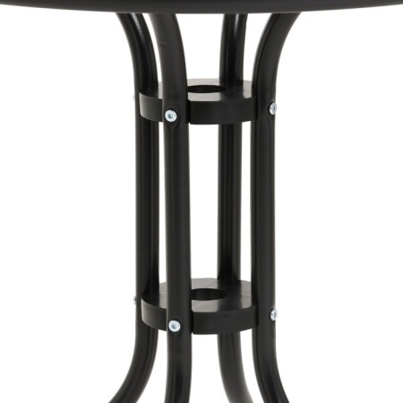 Set of garden furniture: table, 4 stools, brown-2