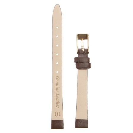 Watch strap, female, 10 mm, harness 65 mm, larynx 105 mm, genuine leather-2