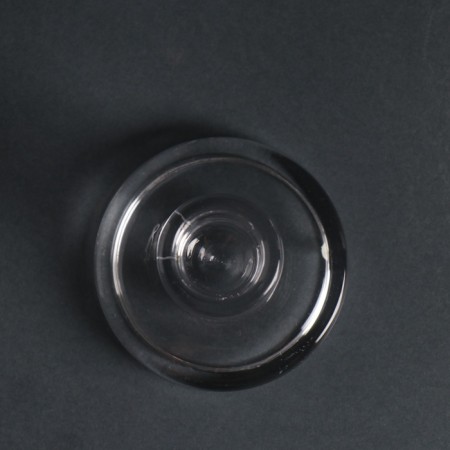 Glass of glass per 1 candle "Theo" transparent d = 2 cm 6.5x6.5x6 cm-2