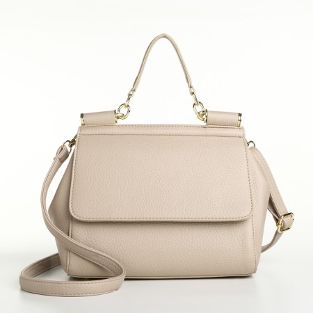 Women's bag on the magnet Textura, small size, dairy color-2
