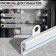 Plastic profile clicking for clicker posters length 600 mm, white color