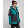 Ski jacket female, size 60, dark green color