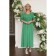 Women's dress, size 46, green color