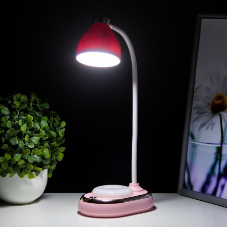Teddy desktop LED 3W AKB USB Pink 9x13.5x40 cm Risalux-2