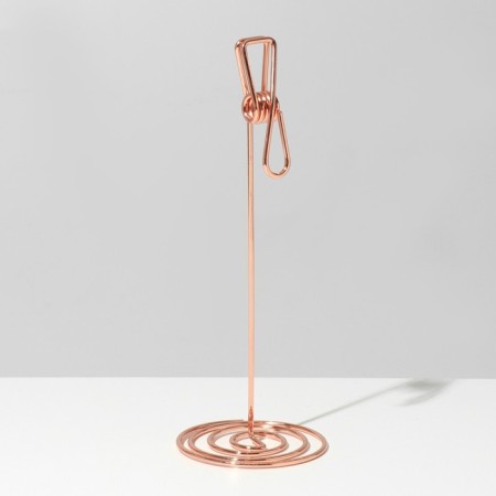 KEALLENCEMENTER with a clamp "clothespin", 5.5 × 5.5 × 15 cm, color pink gold-1