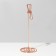 KEALLENCEMENTER with a clamp "clothespin", 5.5 × 5.5 × 15 cm, color pink gold