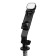 TRIP-monopopod A12, 2 ring lamps, in the PDU, Ture-S, Black
