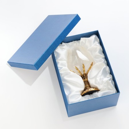 Cognac glass "Skeleton Hand", 550 ml, gold-2