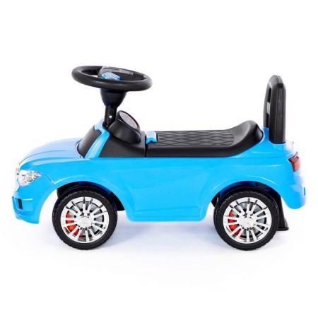 Supercar roller skate car No. 5 with a sound signal, blue color-1