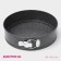 The shape of the share for baking Elin “marble”, 24 × 6.5 cm, a removable bottom, anti -stick coating, color gray color