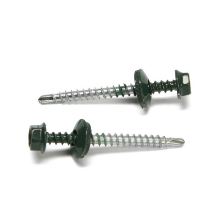 Roofing screws 4.8x50 mm, Ral6005 Color green, 150 pcs.-1