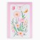 Boom-postcard "inspire", flowers, 12 x 18.5 cm