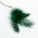 A toy for cats with cat mint and feathers "frog", 10 cm, with a tambourine