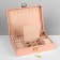 Steam for jewelry "Casket" 1 tier, 17 × 23 × 6.5 cm, pink color