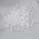 Beads for creativity plastic "White Lily" set 200 pcs d = 0.6 cm