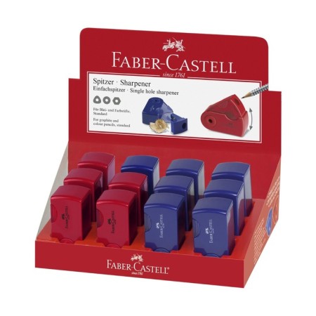 Carpet Faber-Castell with Sleeve-Mini container, 1 hole, red/blue-3