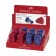 Carpet Faber-Castell with Sleeve-Mini container, 1 hole, red/blue