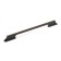 Cappio bracket handle, aluminum, m/o 256 mm, black color with gray insert