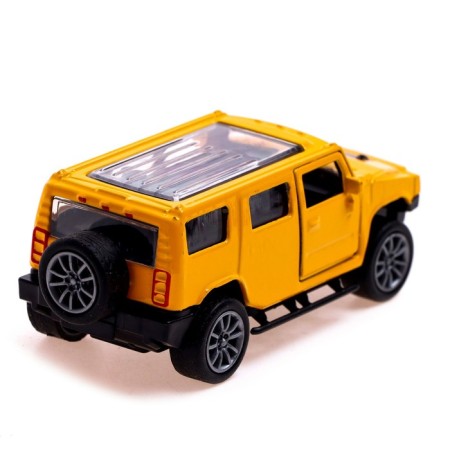 Set of metal machines "Classic", 4 pieces, 1:48, inertia, doors open-4