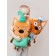 Podopot toy, three cats