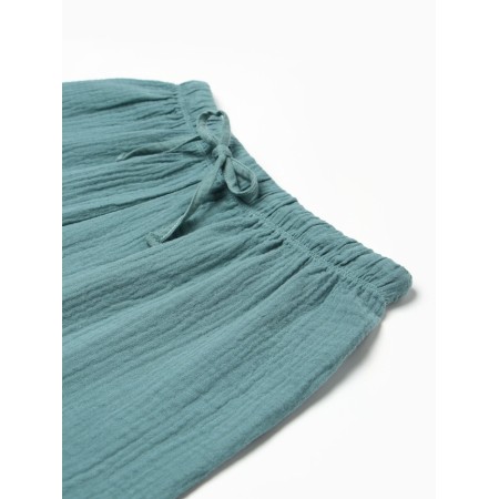 Комплект женский (рубашка, шорты) KAFTAN Basic р. 52-54 зеленый-3