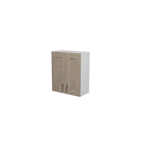 Cabinet hinged lira 600x300x720 2 doors white/quado shimo light